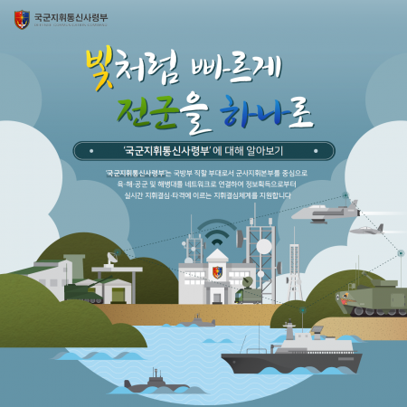 국군지휘통신사령부 인포그래픽_인포그래픽웍스 제작